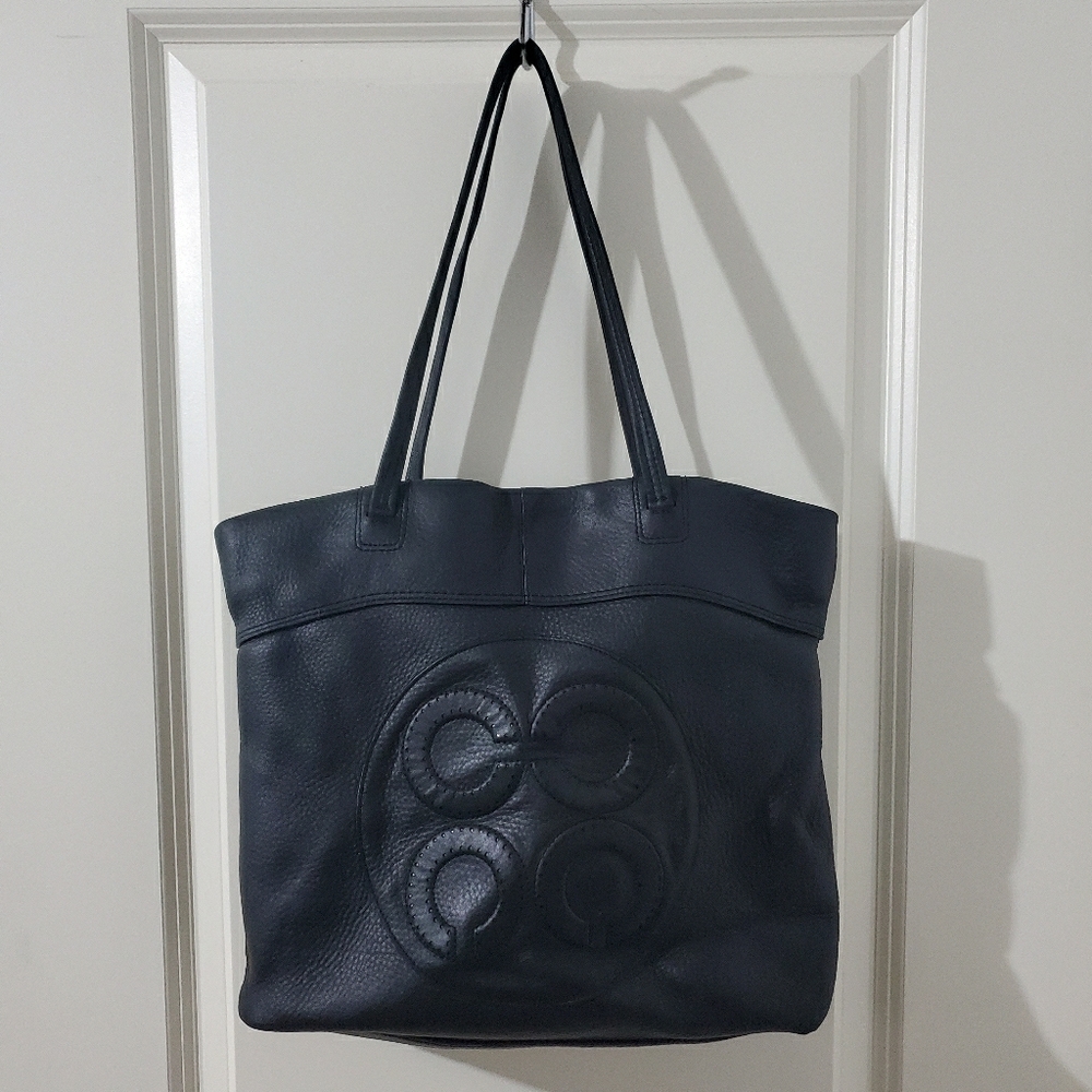 Genuine Leather Coach Tote Bag